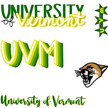 "UVM Pack" Sticker For Sale By Kaelsh82 | Redbubble