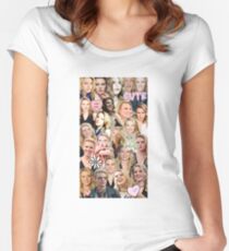 Kate McKinnon collage Women's Fitted Scoop T-Shirt