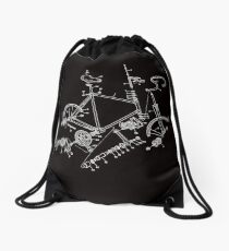 Bike addict Drawstring Bag