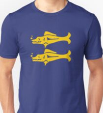 Blue Barracudas Legends de la chemise du temple caché T-shirt unisexe