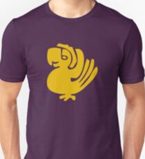 Perroquets pourpres Légendes de la chemise du temple caché T-shirt unisexe