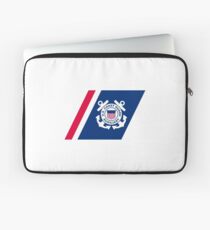 Racing Stripe of the United States Coast Coast Guard Auxilary Laptop Sleeve