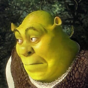 Shrek Face Meme | Poster