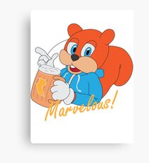"Marvelous" - Conker Canvas Print