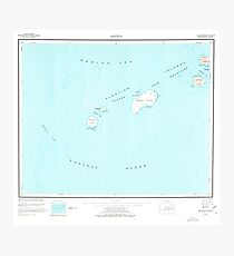 USGS TOPO Map Alaska AK Amukta 360536 1951 250000 Photographic Print