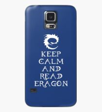 Keep calm and read Eragon (White text) Case/Skin for Samsung Galaxy