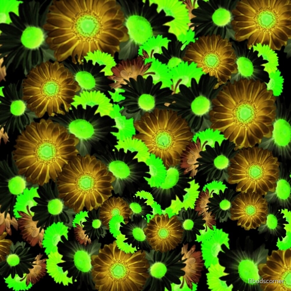 Neon floral by lilbudscorner
