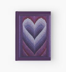 Cuaderno de tapa dura Honeymoon Heart Bargello Quilt
