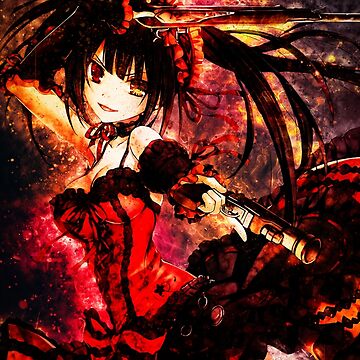 Kurumi Tokisaki Date A Live Clock for Sale by Spacefoxart