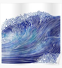 Pacific Waves Poster