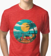 the beach Tri-blend T-Shirt