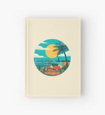 Cuaderno de tapa dura la playa