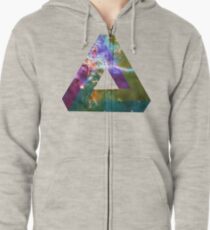 God's Impossible Triangle V1 | MXTHEMATIX Zipped Hoodie