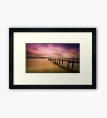 Old jetty 01 Framed Print