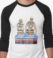 caskett Men's Baseball ¾ T-Shirt