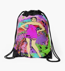 WOMAN EMPOWERED: I TWIRL ON MY HATERS Drawstring Bag