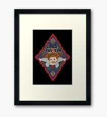 The Dude Can Fly Framed Print