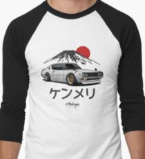 Skyline GTR Kenmeri (white) Men's Baseball ¾ T-Shirt