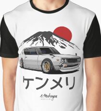 Skyline GTR Kenmeri (white) Graphic T-Shirt