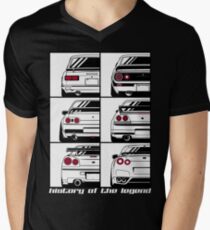 Skyline. History Men's V-Neck T-Shirt