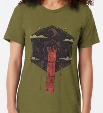The Crimson Tower Tri-blend T-Shirt