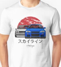 Skyline (R34 & Hakosuka) Slim Fit T-Shirt