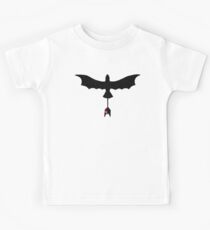 Black Toothless Kids Tee