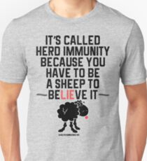 Herd Immunity Sheep Unisex T-Shirt