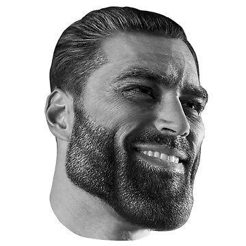 Gigachad Side Profile PNG, GigaChad