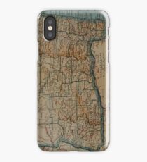 Vintage Map of Oregon (1921) iPhone Case