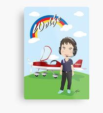 aircraft pilot Metal Print