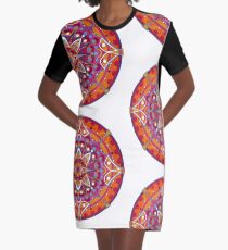 Mandala 005 Graphic T-Shirt Dress