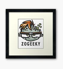 Zombies and Geeks Framed Print