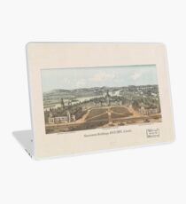 Vintage Ottawa Government Buildings Map (1865) Laptop Skin
