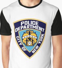 Patch of The New York City Police Department Graphic T-Shirt