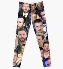 chris evans collage Leggings