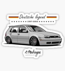 Golf MKIV (grey) Sticker