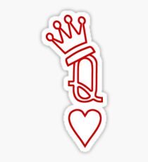 Queen of Hearts Sticker