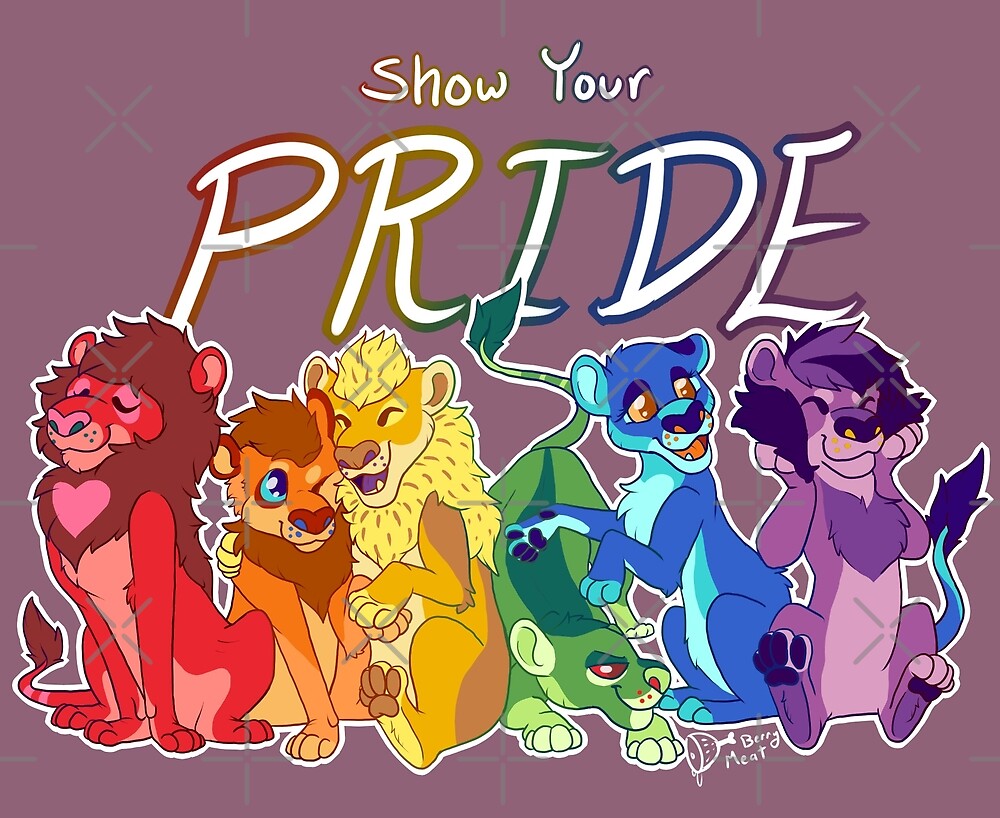 quot Pride Lions quot by vixndwnq Redbubble