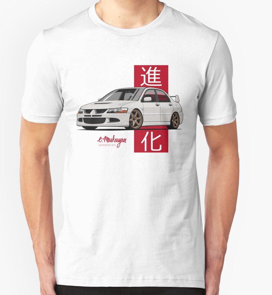 lancer evo shirt