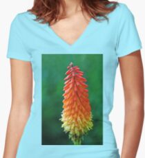 The Flame Women's Fitted V-Neck T-Shirt