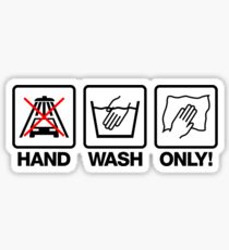 Hand Wash Only! (1) Sticker