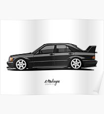 Merc 190E Evo II Poster