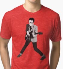 Elvis Costello Print Tri-blend T-Shirt
