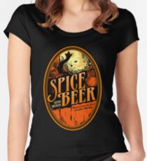 Spice Beer Label Women's Fitted Scoop T-Shirt