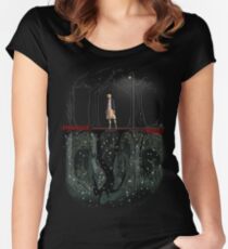 Upside down Women's Fitted Scoop T-Shirt