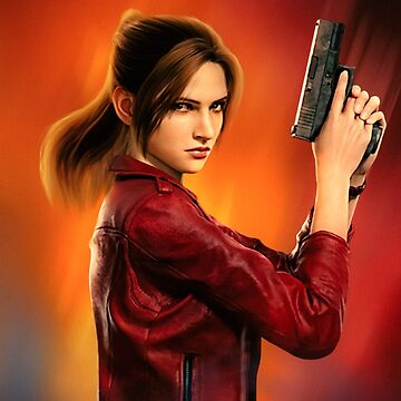 Claire Redfield Resident Evil Infinite Darkness Red Biker Jacket