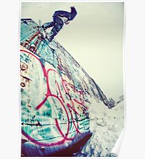 Urban Snowboarding in Plymouth Poster