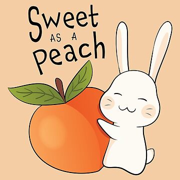 Download Aesthetic Knife Kawaii Rabbit Peach Aesthetic Orange