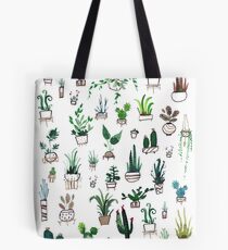 Sukkulenten Aquarell Tote Bag